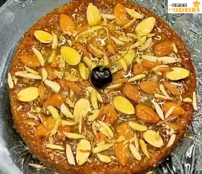 Eggless Dry Almond Cake Without Oven