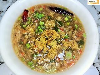 Manchow Soup With Crispy Noodles