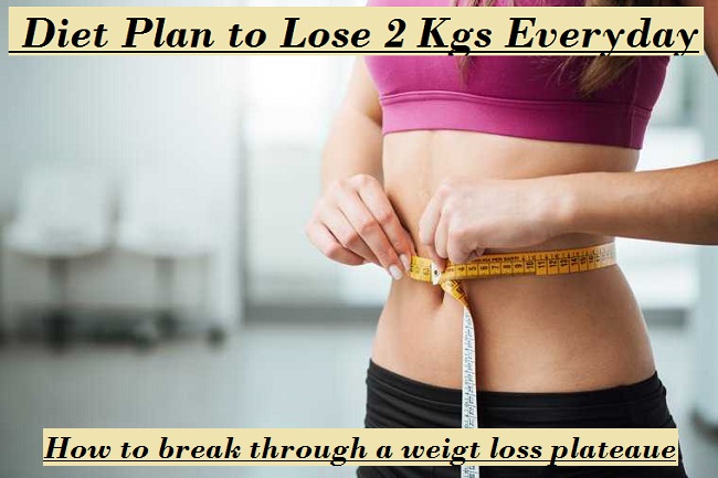 Diet Plan to Lose 2 Kgs Everyday