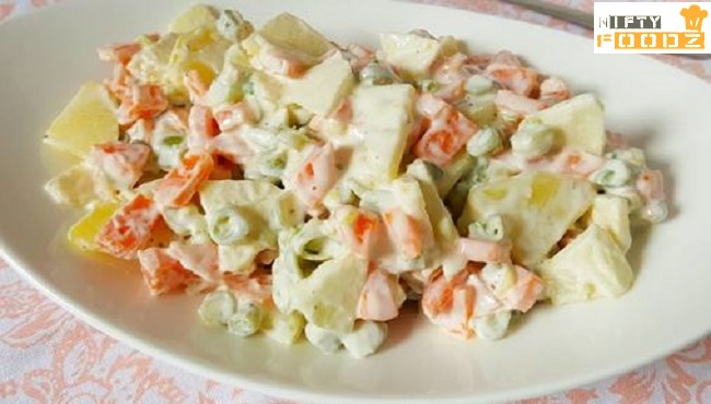 Restaurant Style Russian Salad