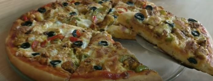 Chicken Fajita Pizza-niftyfoodz