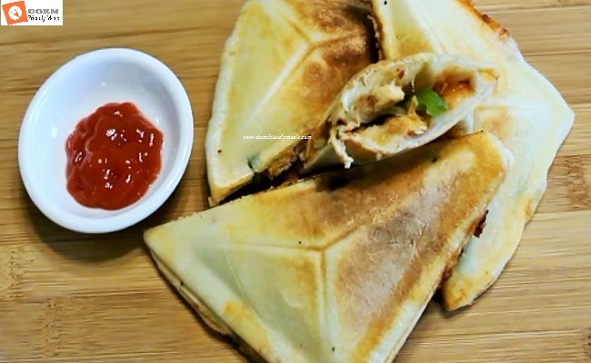 Pizza Pockets in Sandwich Maker