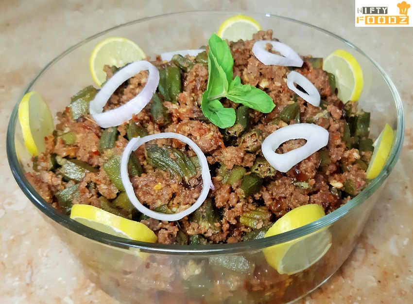 Smoky Keema Bhindi