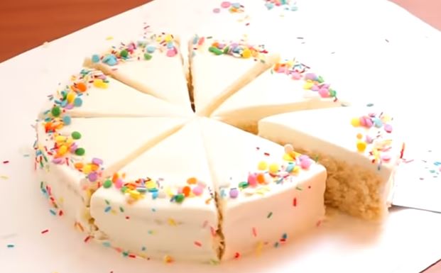 Microwave Birthday Cake