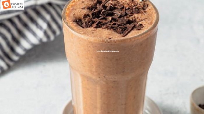 Dorm Room Chocolate Almond Milkshake