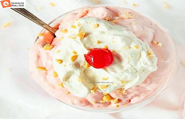 Dorm Room No Bake Banana Split Fluff