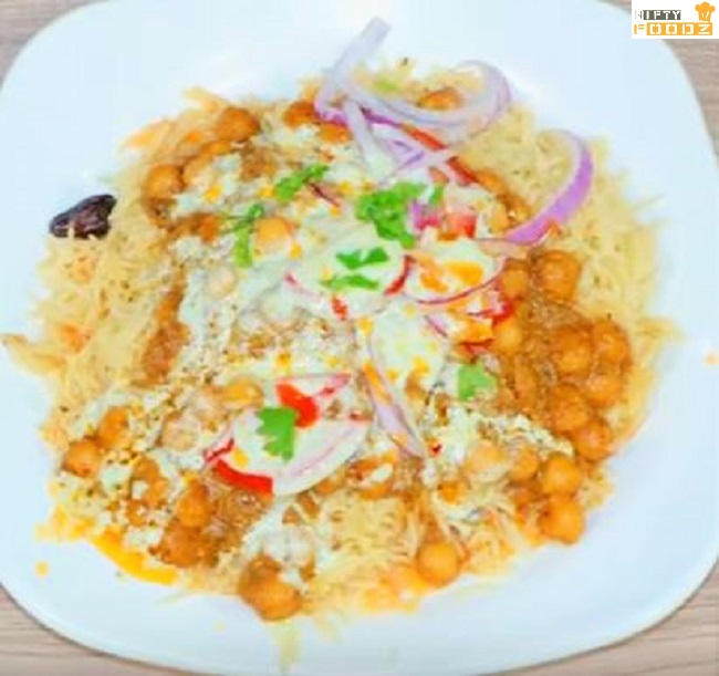 Breakfast Chole Chawal