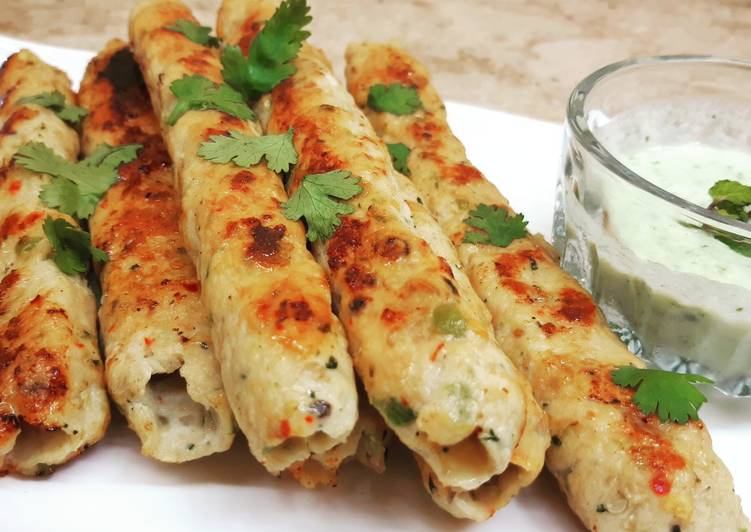 Easy Chicken Seekh Kabab