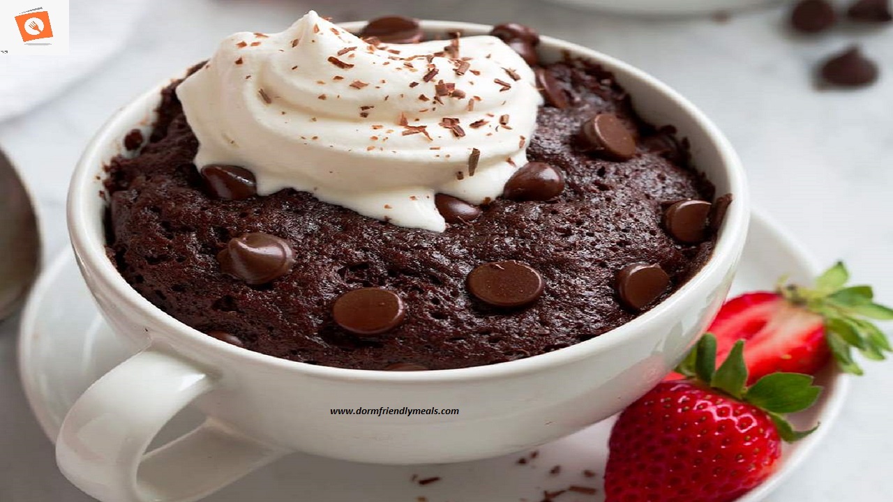 Dorm Room Chocolate Lava Mug Cake