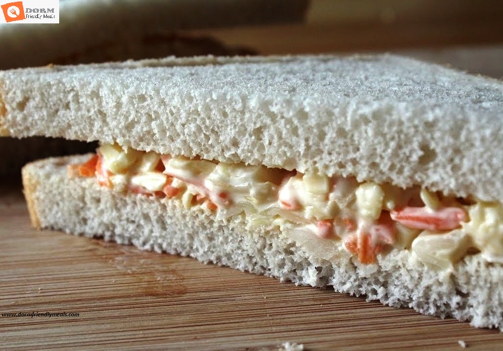 Dorm Room Coleslaw Sandwich