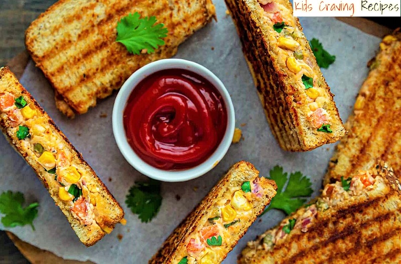 Creamy Vegetable Sandwich