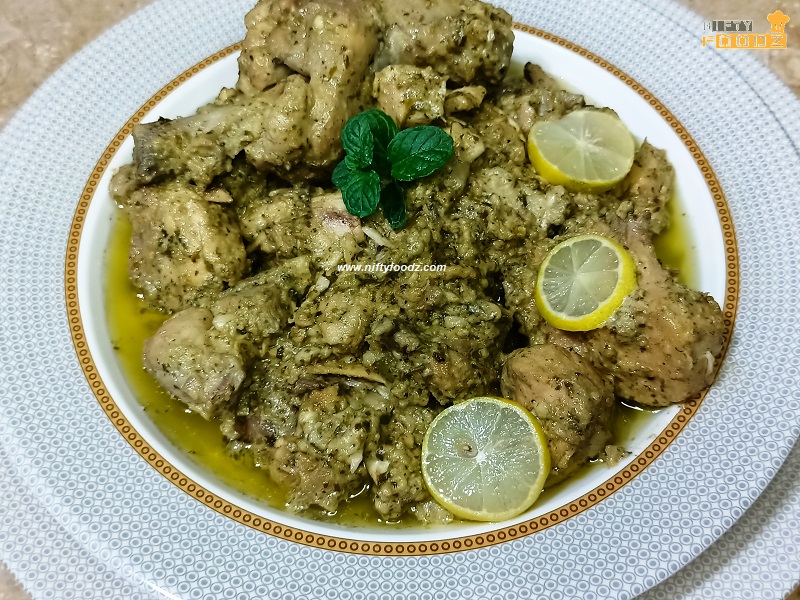 Green Chicken Karahi