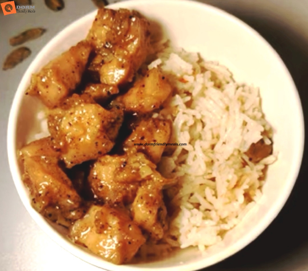 Microwave Honey Garlic Chicken