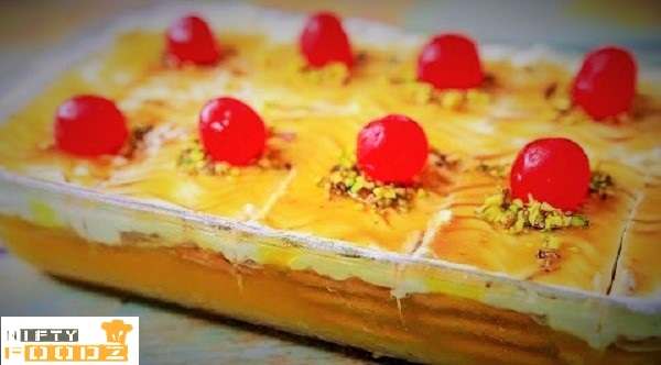 No Bake Orange Custard Dessert
