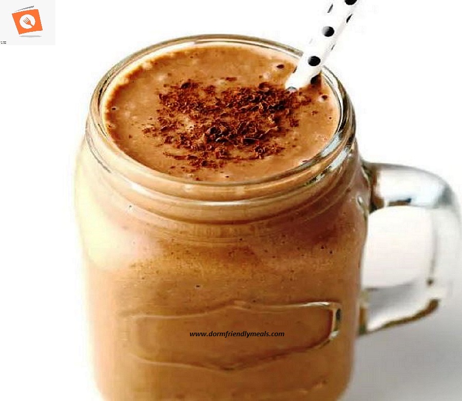 Dorm Room Chocolate Peanut Butter Smoothie