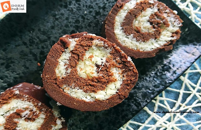Dorm Room No Bake Swiss Roll Cake