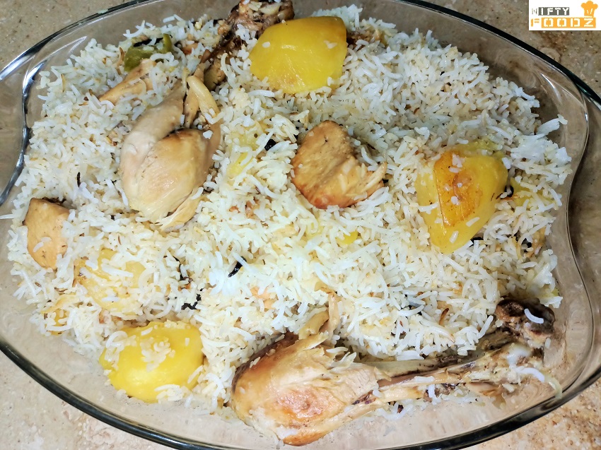 White Sofiyani Biryani